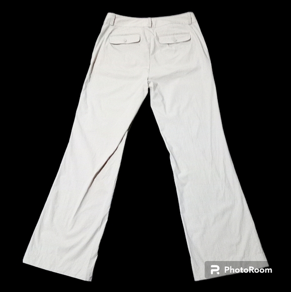 Vintage, Calvin Klein Riley Pants, Women's Size 10, Beige, Pinstripes, 5 Pockets - Picture 7 of 12